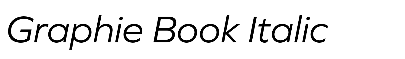 Graphie Book Italic